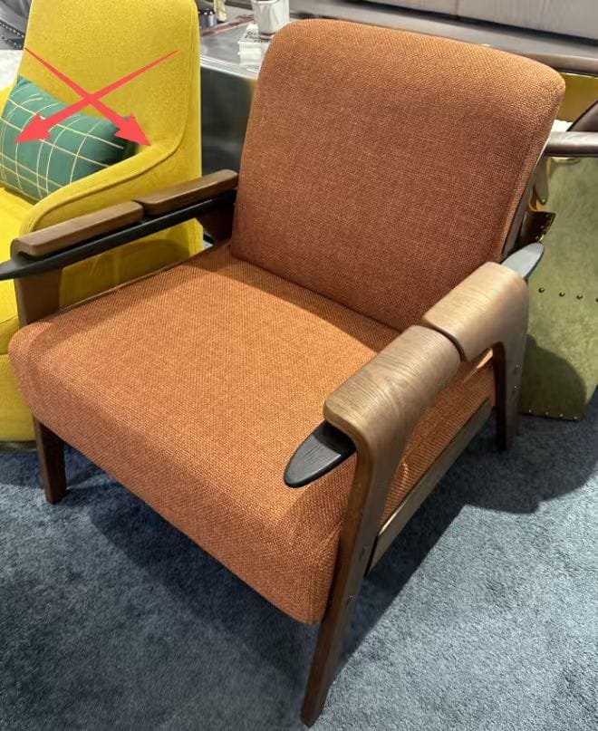 Palermo Curved Velvet Lounge Chair