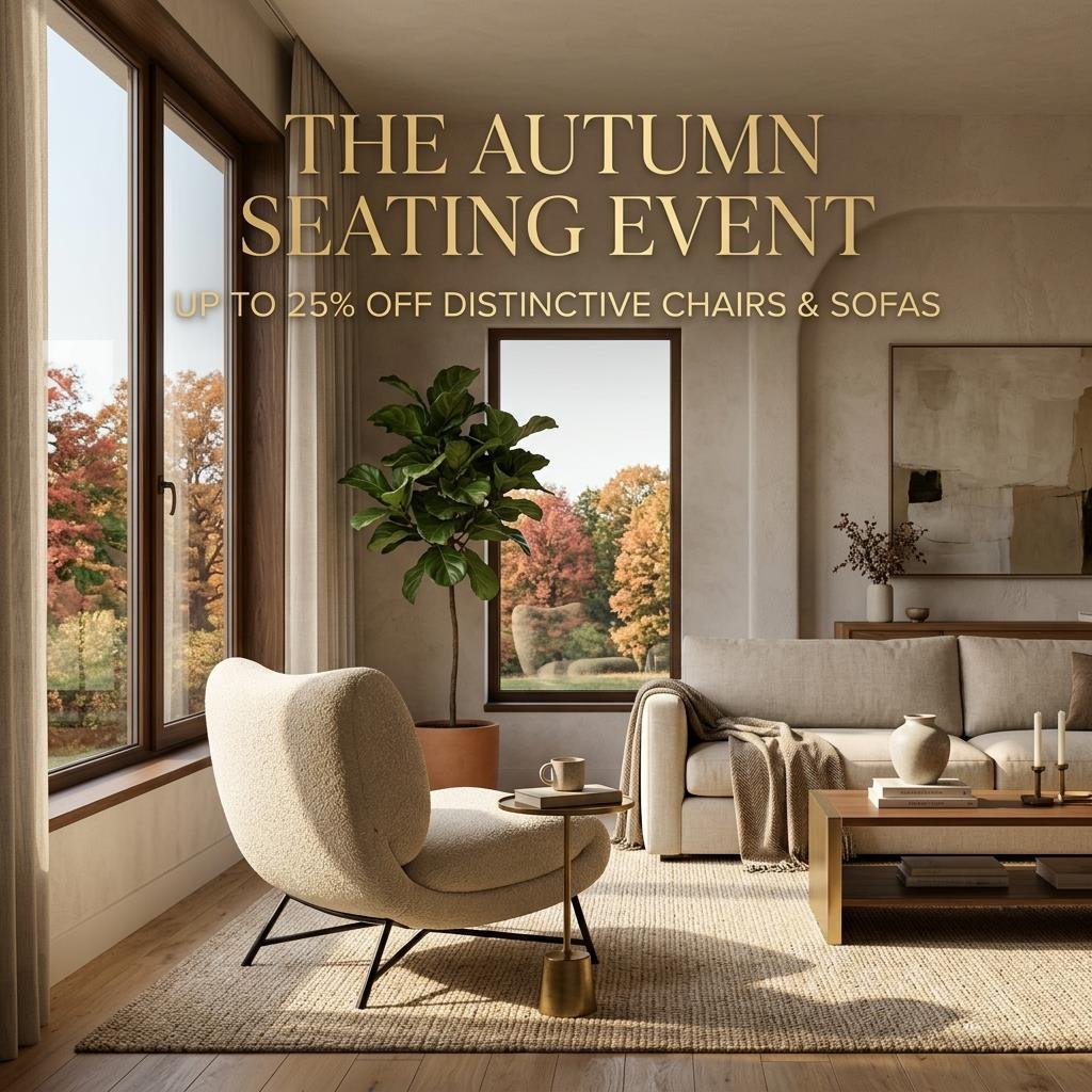 The Autumn Seating Event — Up to 25% Off