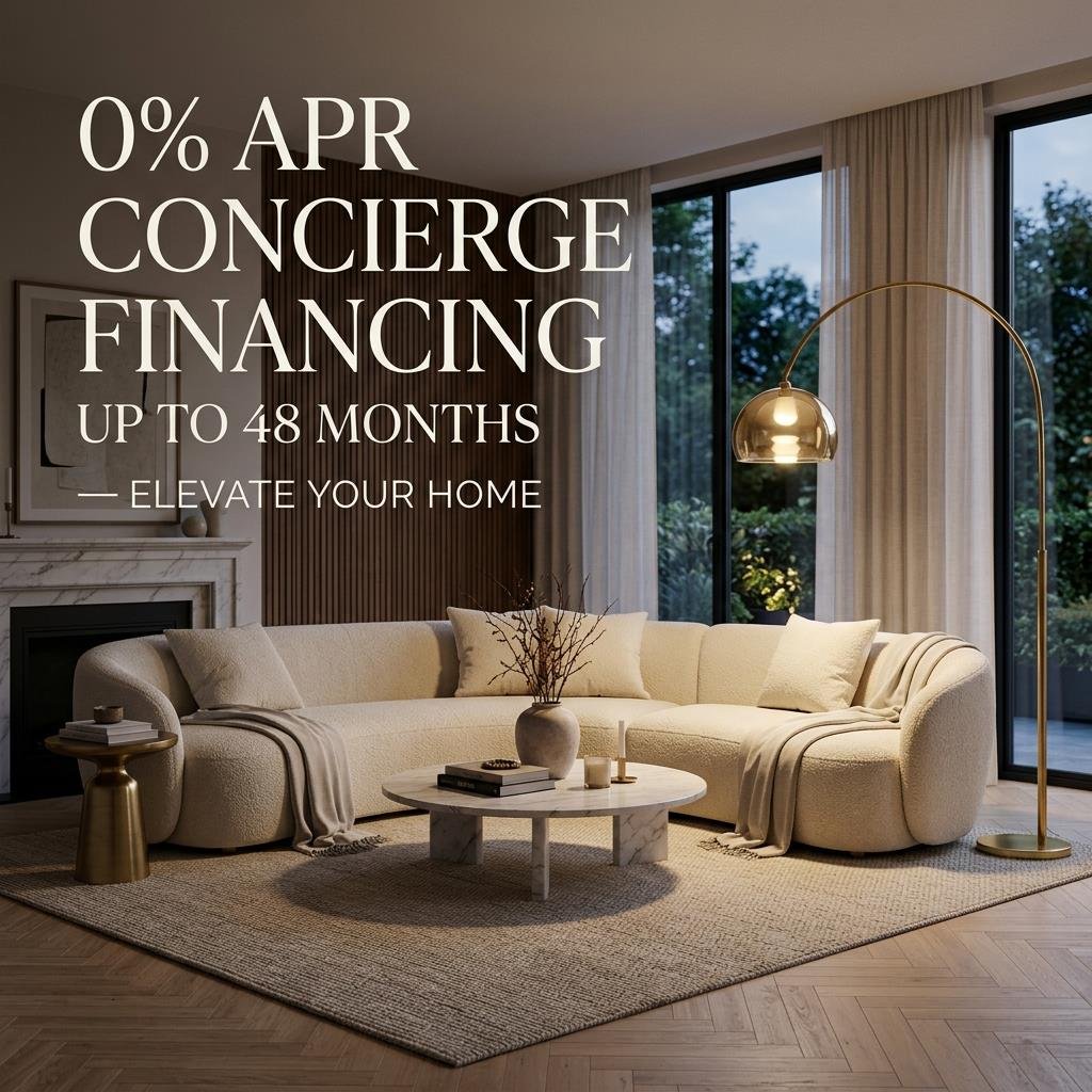 0% APR Concierge Financing Up to 48 Months